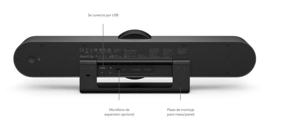 Logitech MeetUp instalación sencilla